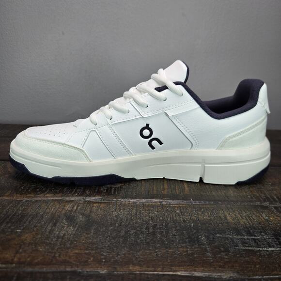 NEW On Cloud The Roger Clubhouse Mens Size 13 Court Tennis Shoes White Blue - Picture 6 of 12